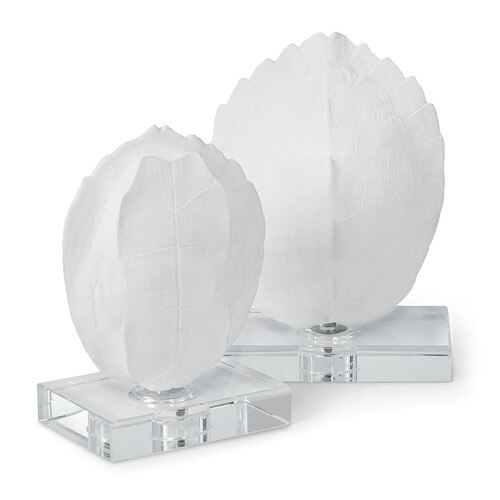 Turtle Shells On Crystal (Set of 2)